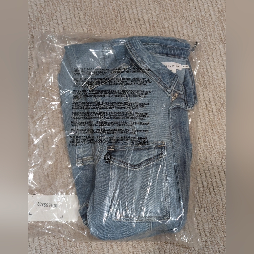 Good American Women's Denim Jumpsuit, Bootcut, Size M, NWT - Picture 4 of 7